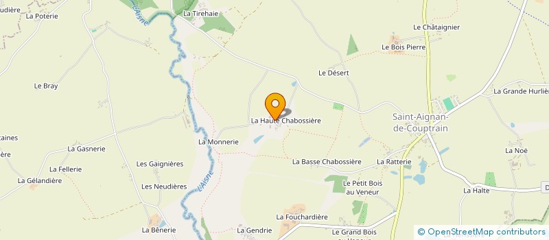 localisation de l'entreprise EXPLOITATION AGRICOLE A RESPONSABILITE LIMITEE DELOGE FABRICE  SAINT-AIGNAN-DE-COUPTRAIN