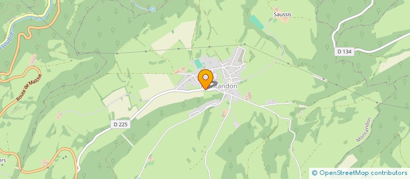 localisation de l'entreprise EXPLOITATION AGRICOLE A RESPONSABILITE LIMITEE DES AUVAIS  ROSIERES-SUR-BARBECHE