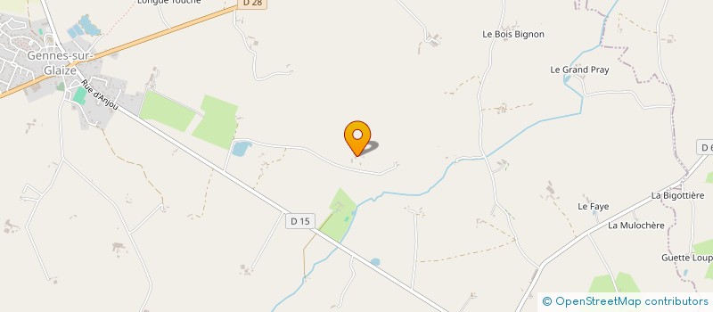 localisation de l'entreprise EXPLOITATION AGRICOLE A RESPONSABILITE LIMITEE DES BIGNONNIERES à CHATEAU-GONTIER-SUR-MAYENNE
