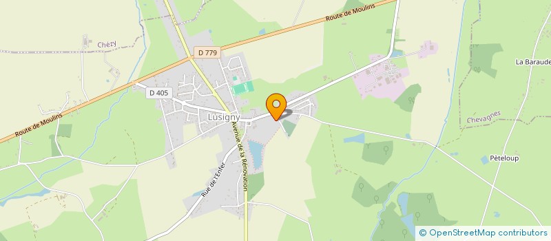 localisation de l'entreprise EXPLOITATION AGRICOLE A RESPONSABILITE LIMITEE DES BUISSONS à GANNAY-SUR-LOIRE