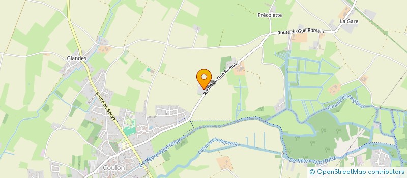 localisation de l'entreprise EXPLOITATION AGRICOLE A RESPONSABILITE LIMITEE  DES CABANES  COULON