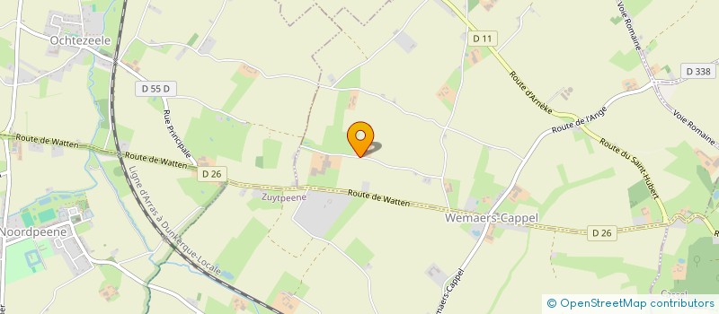 localisation de l'entreprise EXPLOITATION AGRICOLE A RESPONSABILITE LIMITEE DES CEDRES ROUGES à WEMAERS-CAPPEL