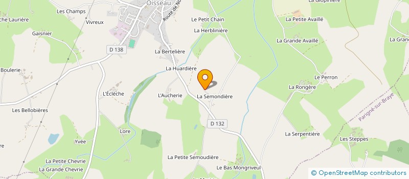 localisation de l'entreprise EXPLOITATION AGRICOLE A RESPONSABILITE LIMITEE DES COUDRAIS à CHANTRIGNE