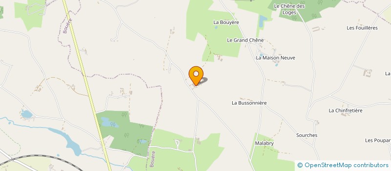 localisation de l'entreprise EXPLOITATION AGRICOLE A RESPONSABILITE LIMITEE DES DORINES à BOUERE