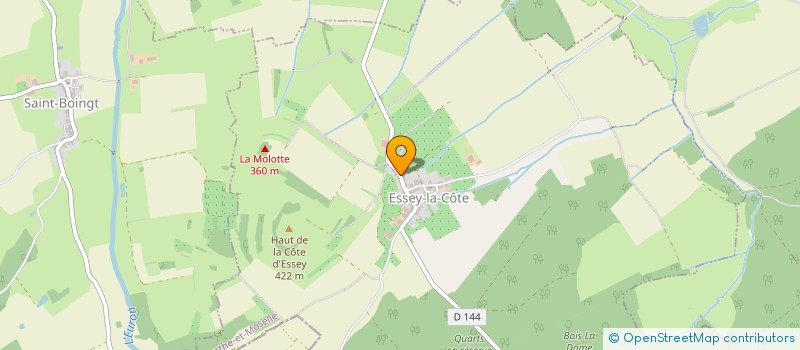 localisation de l'entreprise EXPLOITATION AGRICOLE A RESPONSABILITE LIMITEE DES EPAGNEULS  ESSEY-LA-COTE