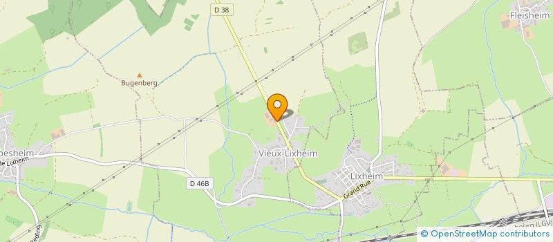 localisation de l'entreprise EXPLOITATION AGRICOLE A RESPONSABILITE LIMITEE DES EPIS DORES à VIEUX-LIXHEIM