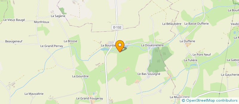 localisation de l'entreprise EXPLOITATION AGRICOLE A RESPONSABILITE LIMITEE DES ETANGS  SAINT-LOUP-DU-GAST