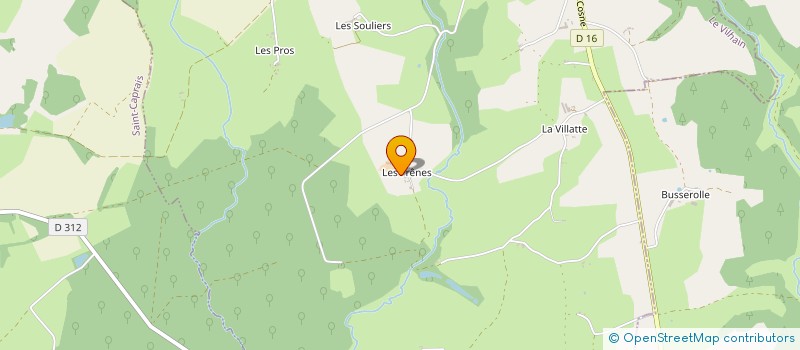 localisation de l'entreprise EXPLOITATION AGRICOLE A RESPONSABILITE LIMITEE DES FRENES  LE VILHAIN