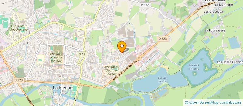 localisation de l'entreprise EXPLOITATION AGRICOLE A RESPONSABILITE LIMITEE DES GUERETS à BAZOUGES CRE SUR LOIR