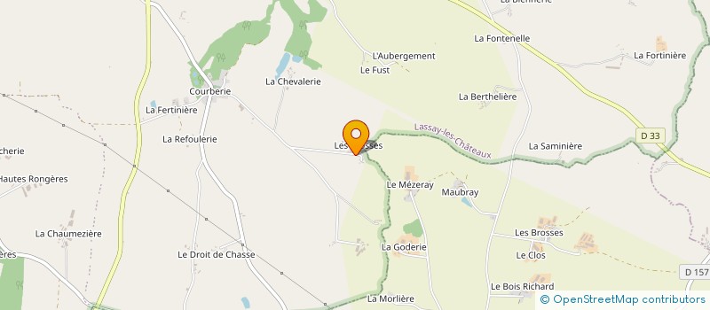 localisation de l'entreprise EXPLOITATION AGRICOLE A RESPONSABILITE LIMITEE DES HAUTES BROSSES à LASSAY-LES-CHATEAUX