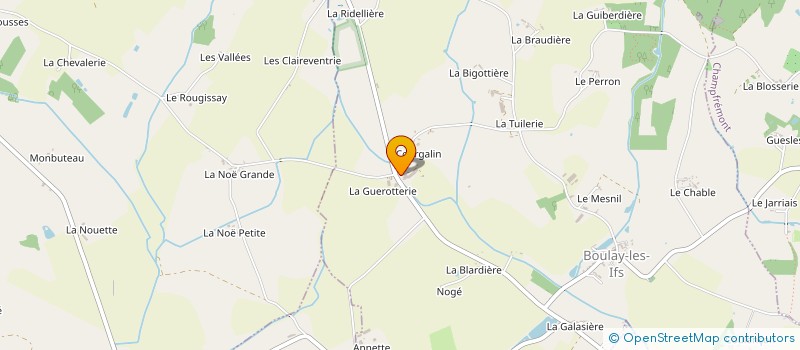 localisation de l'entreprise EXPLOITATION AGRICOLE A RESPONSABILITE LIMITEE DES IFS à BOULAY-LES-IFS