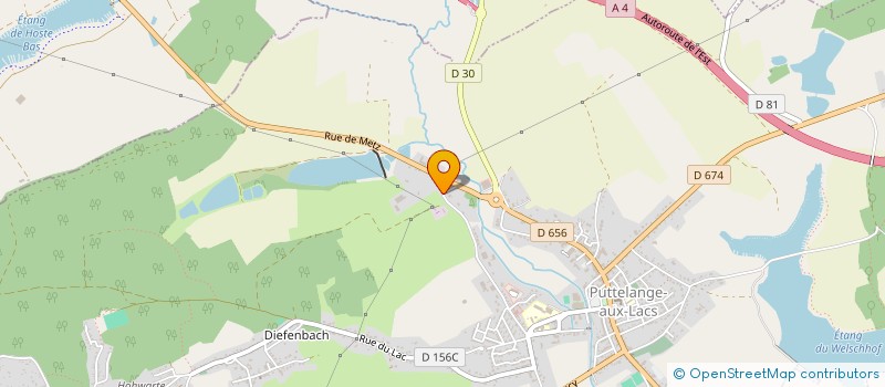 localisation de l'entreprise EXPLOITATION AGRICOLE A RESPONSABILITE LIMITEE DES LACS  PUTTELANGE-AUX-LACS