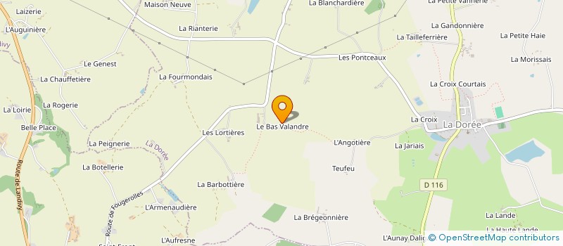 localisation de l'entreprise EXPLOITATION AGRICOLE A RESPONSABILITE LIMITEE DES RODHOS à LA DOREE