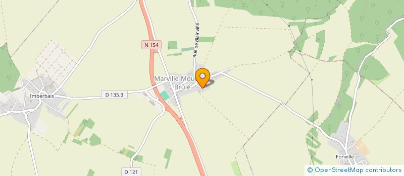 localisation de l'entreprise EXPLOITATION AGRICOLE A RESPONSABILITE LIMITEE DES SOURCES à MARVILLE-MOUTIERS-BRULE