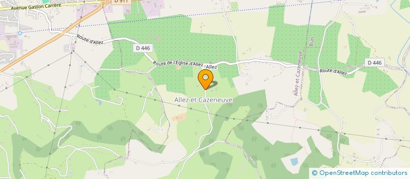 localisation de l'entreprise EXPLOITATION AGRICOLE A RESPONSABILITE LIMITEE DOMAINE D'ARFEUILLE à DOLMAYRAC