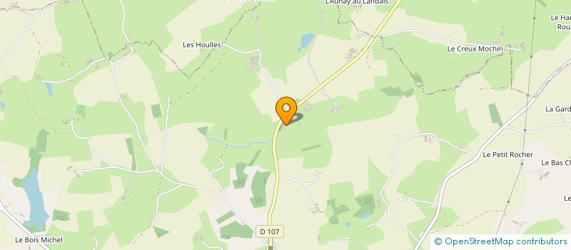 localisation de l'entreprise EXPLOITATION AGRICOLE A RESPONSABILITE LIMITEE DU BAS RIGARDON à SAINT-DENIS-DE-GASTINES