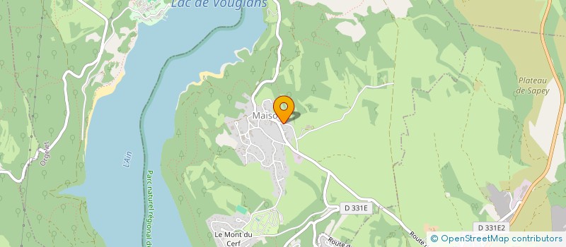 localisation de l'entreprise EXPLOITATION AGRICOLE A RESPONSABILITE LIMITEE DU BIO BOCAGE à MAISOD