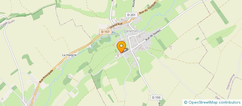 localisation de l'entreprise EXPLOITATION AGRICOLE A RESPONSABILITE LIMITEE DU CHEMIN D'AIRE  DELETTES