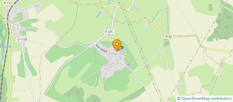 localisation de l'entreprise EXPLOITATION AGRICOLE A RESPONSABILITE LIMITEE DU CLOS  VILLACOURT