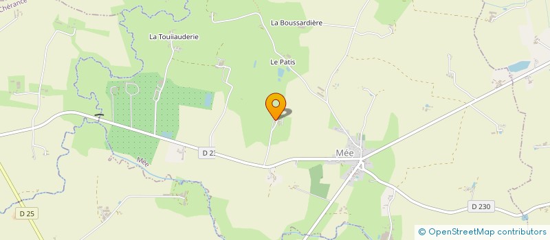 localisation de l'entreprise EXPLOITATION AGRICOLE A RESPONSABILITE LIMITEE DU GRAND LATTAY à MEE