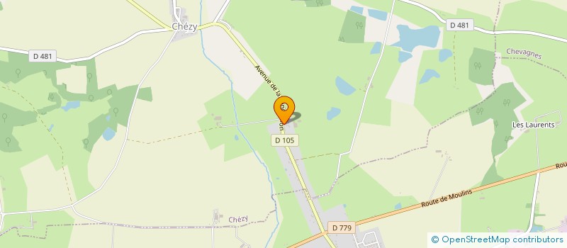 localisation de l'entreprise EXPLOITATION AGRICOLE A RESPONSABILITE LIMITEE DU GRAND MALNOT  CHEZY