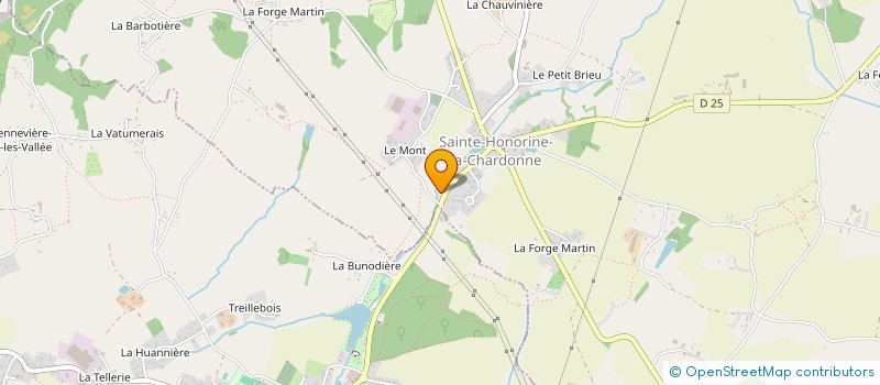 localisation de l'entreprise EXPLOITATION AGRICOLE A RESPONSABILITE LIMITEE DU MANOIR  ATHIS-VAL DE ROUVRE