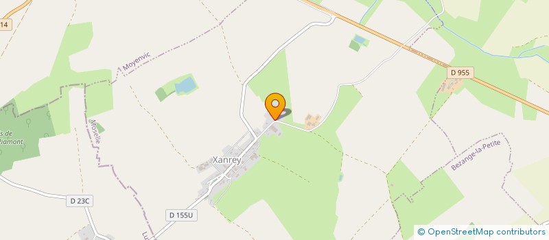 localisation de l'entreprise EXPLOITATION AGRICOLE A RESPONSABILITE LIMITEE DU NARD à XANREY