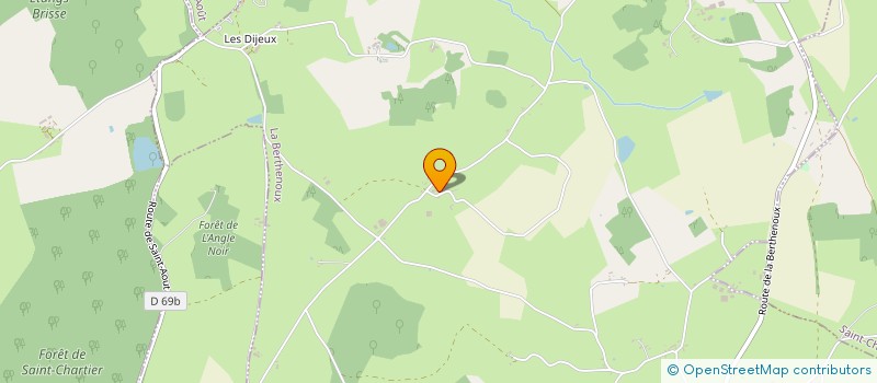 localisation de l'entreprise EXPLOITATION AGRICOLE A RESPONSABILITE LIMITEE DU POMMIER DE PIN à LA BERTHENOUX