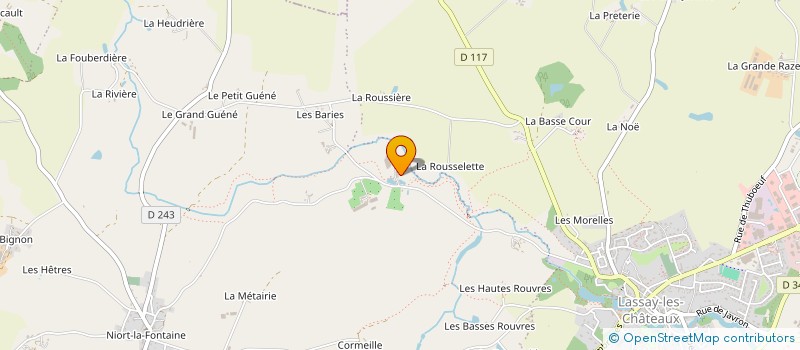 localisation de l'entreprise EXPLOITATION AGRICOLE A RESPONSABILITE LIMITEE DU ROME à LASSAY-LES-CHATEAUX