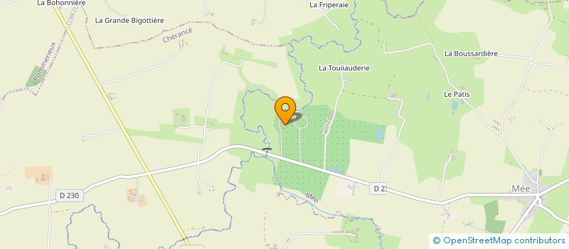 localisation de l'entreprise EXPLOITATION AGRICOLE A RESPONSABILITE LIMITEE DU TERTRE GARREAU  SAINT-QUENTIN-LES-ANGES