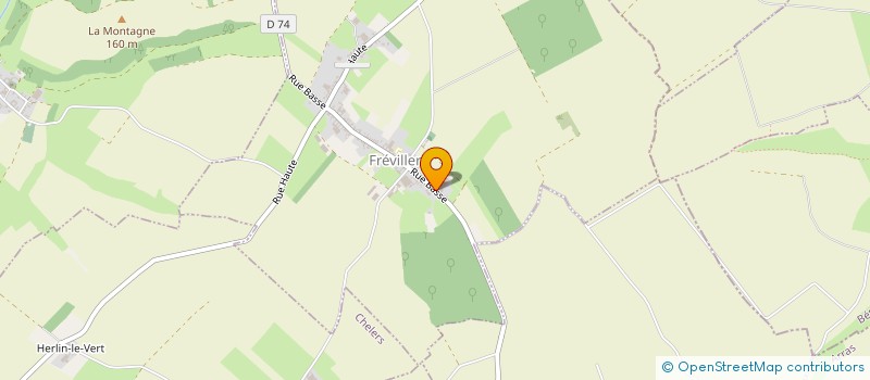 localisation de l'entreprise EXPLOITATION AGRICOLE A RESPONSABILITE LIMITEE DUEZ  FREVILLERS