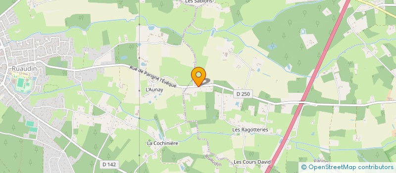 localisation de l'entreprise EXPLOITATION AGRICOLE A RESPONSABILITE LIMITEE ECURIE AJC  PARIGNE L'EVEQUE