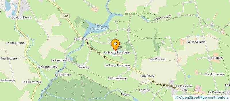 localisation de l'entreprise EXPLOITATION AGRICOLE A RESPONSABILITE LIMITEE ECURIE CHRISTIAN BIGEON à SAINT-OUEN-DES-TOITS