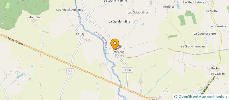 localisation de l'entreprise EXPLOITATION AGRICOLE A RESPONSABILITE LIMITEE ELAIN à BAIS