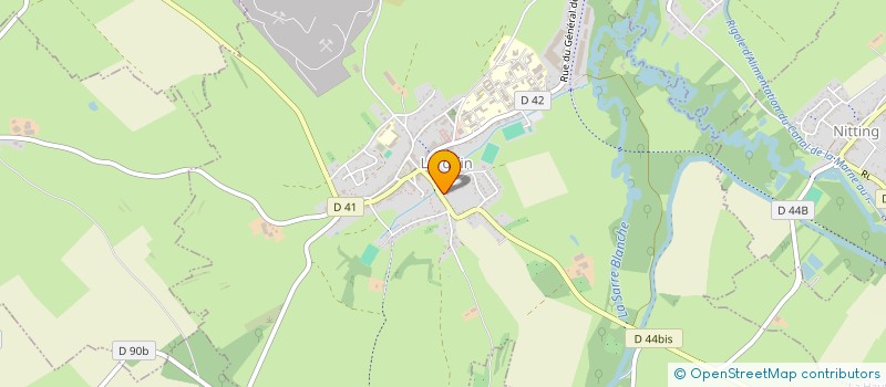 localisation de l'entreprise EXPLOITATION AGRICOLE A RESPONSABILITE LIMITEE FERME DE LA BASSE à LORQUIN