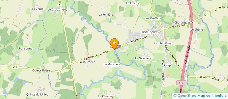 localisation de l'entreprise EXPLOITATION AGRICOLE A RESPONSABILITE LIMITEE FERME DE LA TOURNELLE  PIRAJOUX