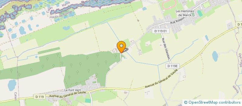localisation de l'entreprise EXPLOITATION AGRICOLE A RESPONSABILITE LIMITEE FLEURS DES SALINES à MARCK