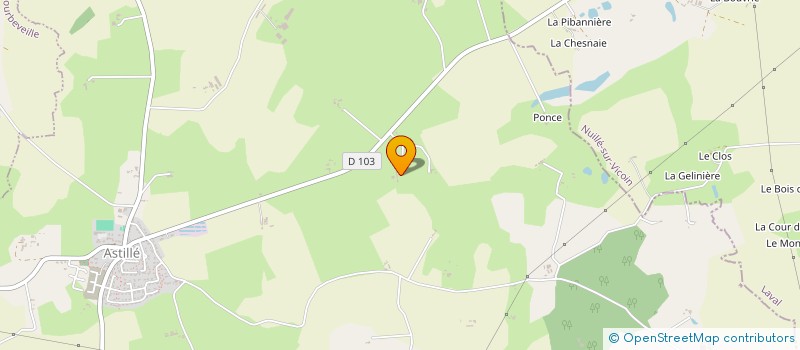 localisation de l'entreprise EXPLOITATION AGRICOLE A RESPONSABILITE LIMITEE FOUQUE ROUSSELET à ASTILLE