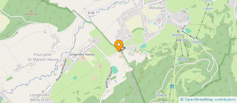 localisation de l'entreprise EXPLOITATION AGRICOLE A RESPONSABILITE LIMITEE GAUDET MICKAEL  LONGEVILLES-MONT-D'OR