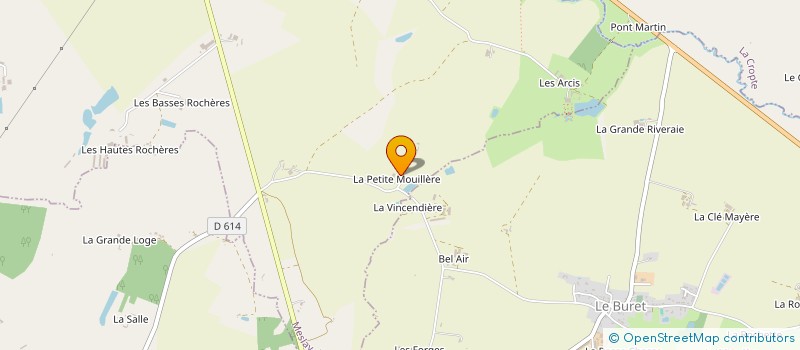 localisation de l'entreprise EXPLOITATION AGRICOLE A RESPONSABILITE LIMITEE GESBERT  MESLAY-DU-MAINE