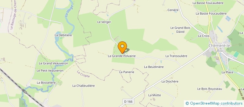 localisation de l'entreprise EXPLOITATION AGRICOLE A RESPONSABILITE LIMITEE GIRARD à CHEMERE-LE-ROI