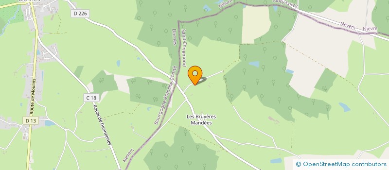 localisation de l'entreprise EXPLOITATION AGRICOLE A RESPONSABILITE LIMITEE GUILLEBAUD à SAINT-ENNEMOND