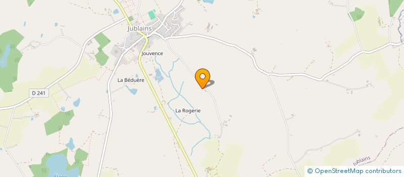 localisation de l'entreprise EXPLOITATION AGRICOLE A RESPONSABILITE LIMITEE GUILMEAU à JUBLAINS