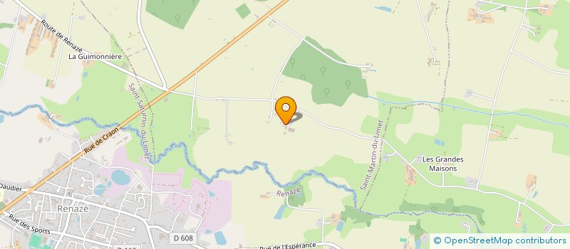 localisation de l'entreprise EXPLOITATION AGRICOLE A RESPONSABILITE LIMITEE HARDELLIERES  SAINT-MARTIN-DU-LIMET