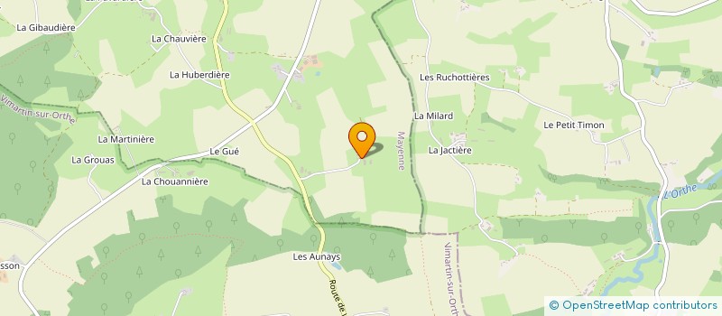 localisation de l'entreprise EXPLOITATION AGRICOLE A RESPONSABILITE LIMITEE HESLOIN à SAINT-GERMAIN-DE-COULAMER