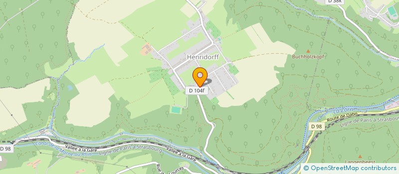 localisation de l'entreprise EXPLOITATION AGRICOLE A RESPONSABILITE LIMITEE JAECK à DANNELBOURG
