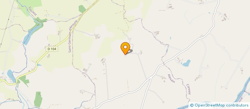 localisation de l'entreprise EXPLOITATION AGRICOLE A RESPONSABILITE LIMITEE JUDON  SAINT-GERMAIN-LE-GUILLAUME