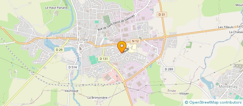 localisation de l'entreprise EXPLOITATION AGRICOLE A RESPONSABILITE LIMITEE L ALYS  SAINT-PIERRE-DES-LANDES