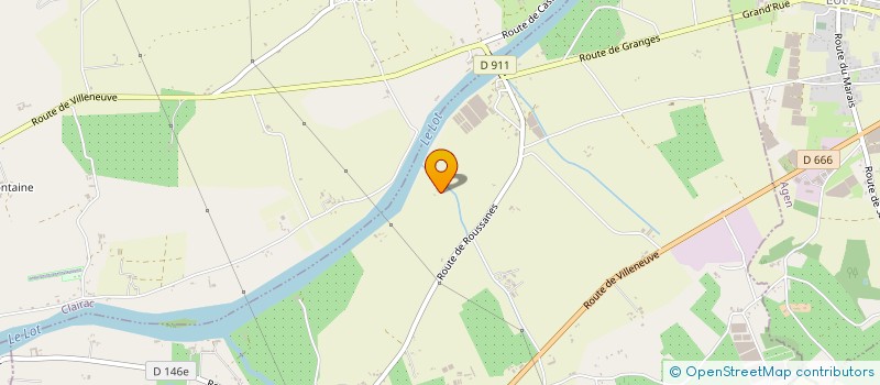 localisation de l'entreprise EXPLOITATION AGRICOLE A RESPONSABILITE LIMITEE LA BATISSE à LAFITTE-SUR-LOT