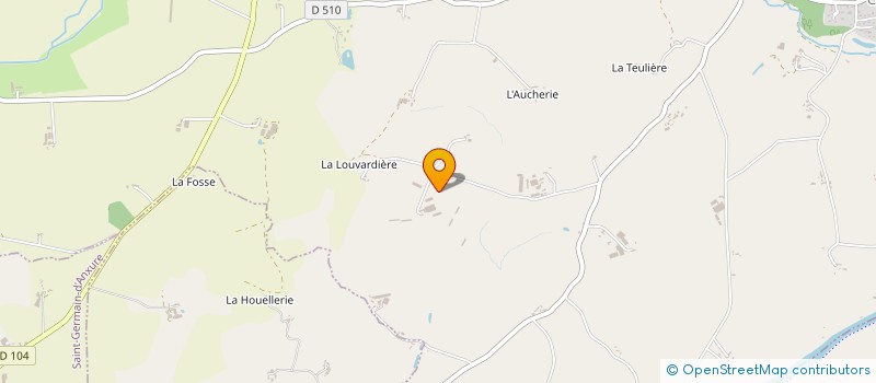 localisation de l'entreprise EXPLOITATION AGRICOLE A RESPONSABILITE LIMITEE LA CHATAIGNERAIE à CONTEST